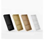 Modern Design Style 12" Recessed Shower Shelves with Gold Finish and LED Light
