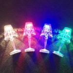 Nordic Diamond Bedroom Bar Restaurant Fixtures Charging Led Desk Lamp Night