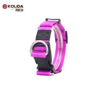 Wholesale Dog Training Nylon Webbing Collar With Double D Rings Easy Washing from china suppliers