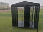 Powder Coated Outdoor Metal Dog Kennel Welded Wire Mesh 3000mm Length