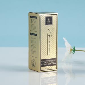 Wholesale Luxury Gold skincare Carton Box Packing For Moisturizing Essence Bottle Custom Size from china suppliers