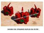 Dual Low Pressure Crude Oil Filter For Oil Separator Outlet Model AS25-0.25/0.16
