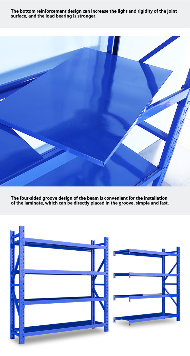 Customized Powder Coated Warehouse Storage Racking