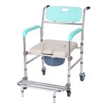 Customized Hospital Toilet Chair CE Standard Flip Up Armrest Modern Commode
