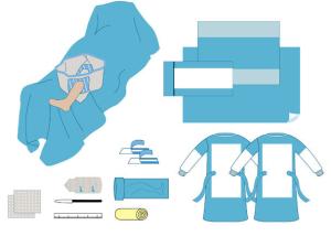 Wholesale Hospital sterile standard surgical pack,basic pack,universal pack from china suppliers