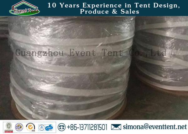 550gsm PVC fabric 35mm double flap keder tent accessories for tent