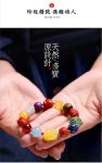Handmade Bracelet Jewelry Yellow Resin Amber Red Thread String Bracelets Islamic