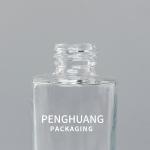 MSDS 30ml Serum Dropper Bottles With Plastic Pipe Tube Customized Color
