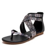 BS052 Wedge Heel Sandals Women'S BS048 Amazon Bohemian Sandals 2020 Summer New