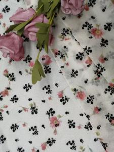 Wholesale Printed Tulle Lace Flocked Mesh Fabric For Bedding Articles from china suppliers