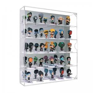 China Shelf Acrylic Cabinet Car Model Mini Doll Collection Bracket Plastic Doll Display Case Large on sale