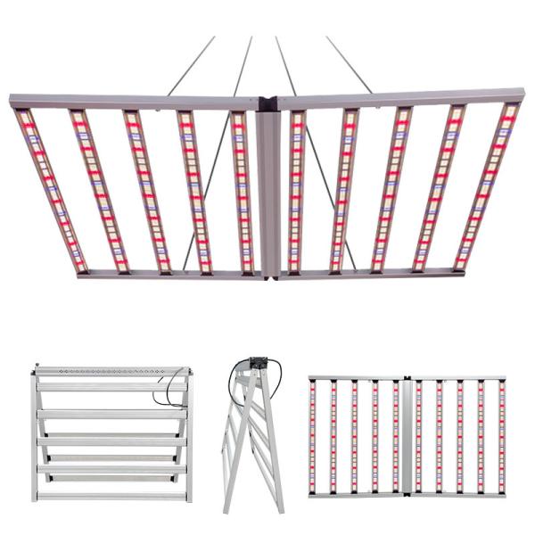 UV Light For Growing Plants 1200W 2 Channel Waterproof IP54 Dimmable LED Grow