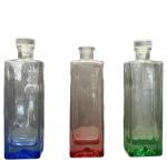 500ml 700ml Round Shape Glass Whiskey Bottle for Mountain Wine Vodka and Gin