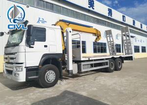 Wholesale 10 Tons Straight Boom Truck Mounted Crane White Colour 10+1 Tire from china suppliers
