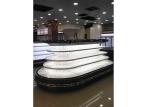 Commercial Large Glass Display Showcase / Island Display Freezer 2000 * 1080 *