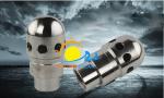 Windmill Rotating Water Fountain Nozzles Stainless Steel DN40 With Color Lamps
