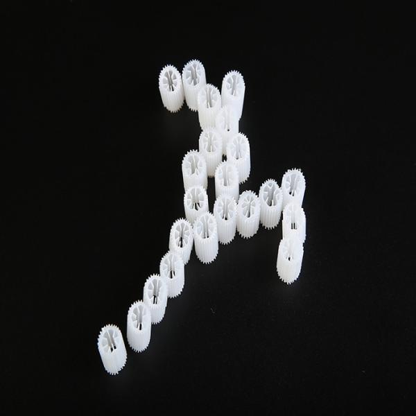 Virgin MBBR Bio Media Heavy Size 5*10mm White Virgin HIPS Material Plastic