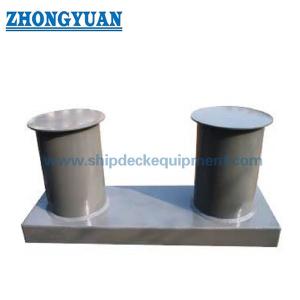 Wholesale GB/T 554-2008 Type A Ship Wide Base Double Bitts Mooring Bollards Ship Mooring Equipment from china suppliers