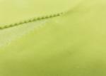 300GSM Warp Knitting Stretch Velvet Fabric Light Yellow Color 92% Polyester
