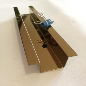 Wholesale Brushed Finish Gold Stainless Steel Tile Trim 201 304 316 wall ceiling frame from china suppliers
