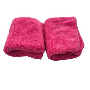 Wholesale 20% Polyamide Microfiber Cleaning Cloth Red Coral Fleece 40x40 Terry Towel from china suppliers