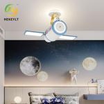 Cartoon Plane Children'S Room Intelligent Ceiling Light Full Spectrum LED Eye