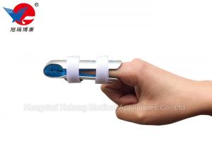 China Lightweight Protective Hand Finger Splint , Blue And White Trigger Finger Splint on sale