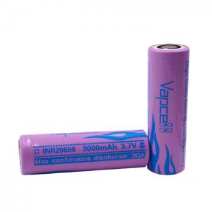 Wholesale Vapcell INR20650 3000mAh 30A High Rate Discharge Battery 3.7V Lithium-ion rechargeable 20650 batteries wholesale from china suppliers