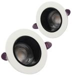 Die Cast Aluminium Waterproof LED Downlight For Kitchen Anti Glare Ip44