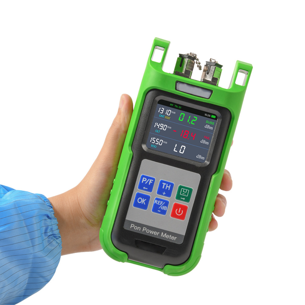 FTTH Fiber Optic Tools 3 Wavelengths 1310 1490 1550nm Compact PON Power Meter