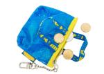 Super Mini Non Woven Tote Bags , Zipper PP Woven Tote Bag For Coin And Key