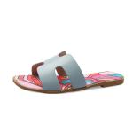 BS116 Summer Women'S Shoes New Korean Style Flat-Toe Flat Slippers Women'S Flat