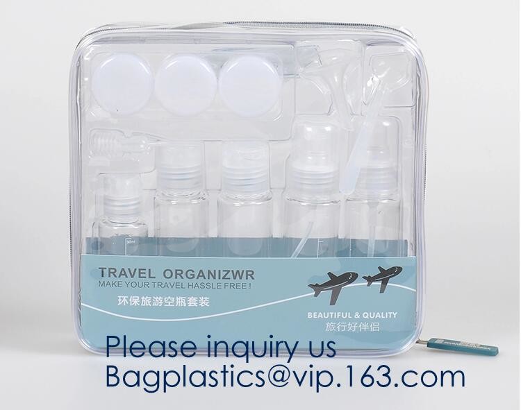 High Performance Toiletry Bag,Vinyl Plastic Toiletry for Travel Accessories Organizer Makeup bag,Wine sling Recycled Cos