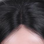 Pure Virgin Hair Lace Wigs / Lace Front Wigs For Black Women Silk Straight