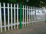 Metal Black Security 6x8 Steel Picket Fence Spear Fence Panels Outdoor Garden