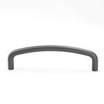 Hollowed Essential Matte Black Alloy Metal cabinet door handles furniture pulls