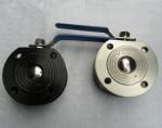 Full Bore Flanged 1000 WOG Ball Valve PN16 1 Piece Wafer Type