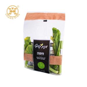 Wholesale CPP PET Eco Friendly Plastic Fruit Pouches Vegetables Green Food Packaging Bags from china suppliers