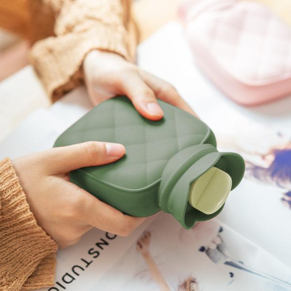 Soft Rubber Hot Water Bottle With Cover 2 Liter Hot Water Bag For Menstrual