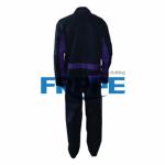 Cotton/Nylon Two Tone Blue Purple Fr Coveralls 220gsm For Oil Gas Industry