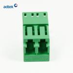 Low Insertion Loss Fiber Optic LC APC Coupler Green OEM / ODM