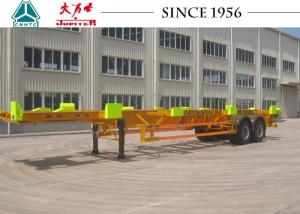 Wholesale Heavy Duty 50 Tons Skeletal Container Trailer 12420*2480*1540 Dimension from china suppliers