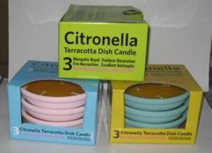 Wholesale 3pk Yellow Citronella clay jar scented candle with the printed box from china suppliers