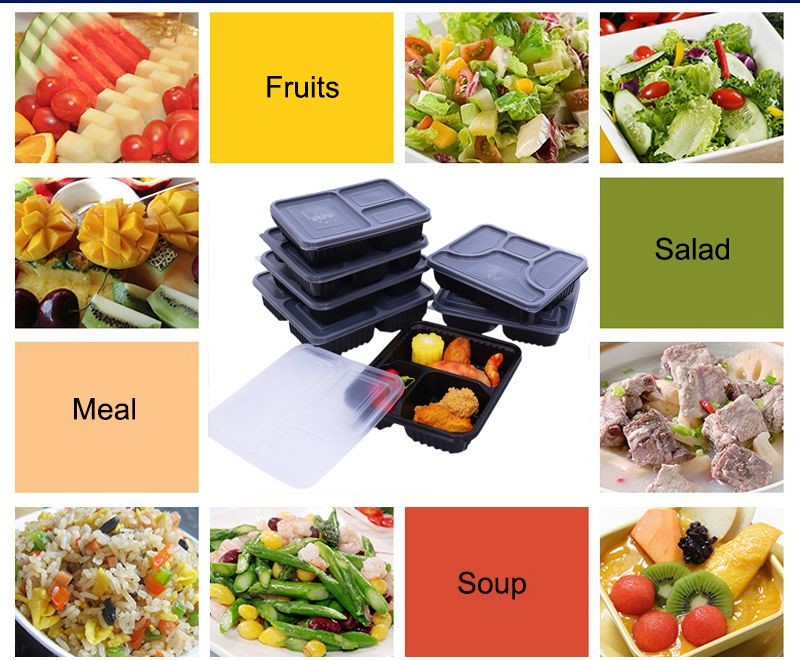 0.25mm Thickness 3L Thermoforming Disposable Food Container