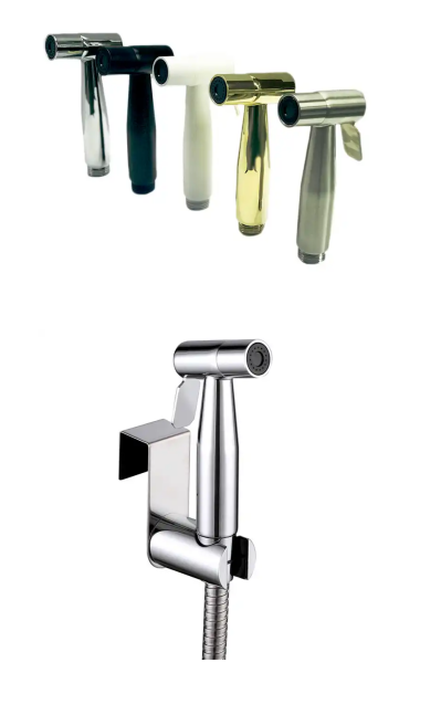 Light Grey Plastic Bidet Sprayer Direct Sale Bathroom Accessory