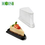 Triangle Transparent Plastic Bakery Packaging Disposable Cheesecake Slice