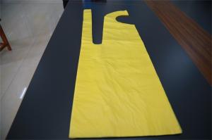 Wholesale LDPE HDPE Material Disposable Polythene Aprons For Food Processing / Healthcare from china suppliers