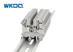 JUK5 TWIN Din Rail Power Terminal Block Brass And Steel Metal Material
