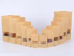 Retail Zipper Kraft Paper Bags Tea/Food Packaging Stand Up Paper k Bag