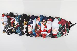 Wholesale civilian Reusable Printed Image Cotton Face Mask For Christmas from china suppliers